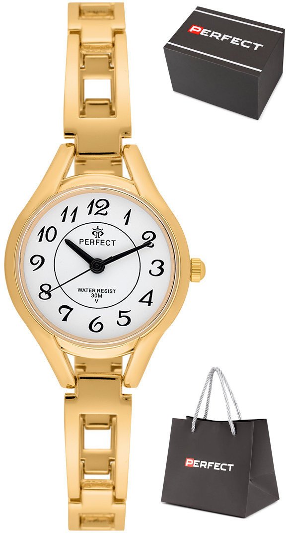 Zegarek Perfect T049-03 damski bizuteryjny czytelny 27 mm .