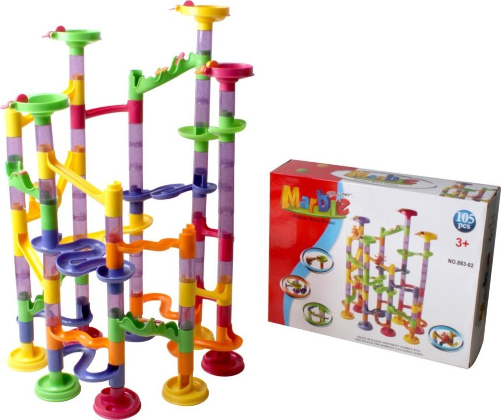 Ramiz Tor Kulkowy do składania dla dzieci 3+ Części konstrukcyjne 105 el. + 30 Kulek