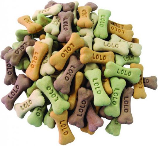 Lolo Pets Classic Ciastka - Kości mix M - 17 kg