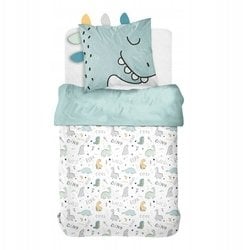 TODAY Pościel dziecięca 140x200 cm LAZY MORNING poszewka z uszkami