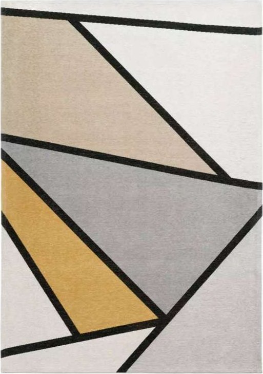 Carpet Decor DYWAN ŁATWOCZYSZCZĄCY INGRID YELLOW MAGIC HOME - 200x300 CM