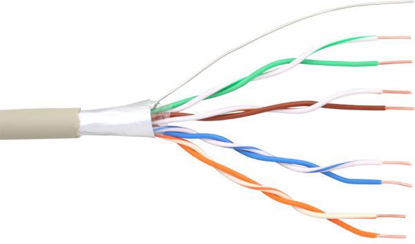InLine Kabel Telefoniczny 8 żył, 4x2x06mm, ekranowany, 25m (69987C)