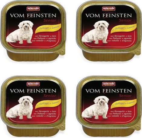 Animonda Dog Vom Feinsten Senior smak: drób z jagnięciną 22x150g