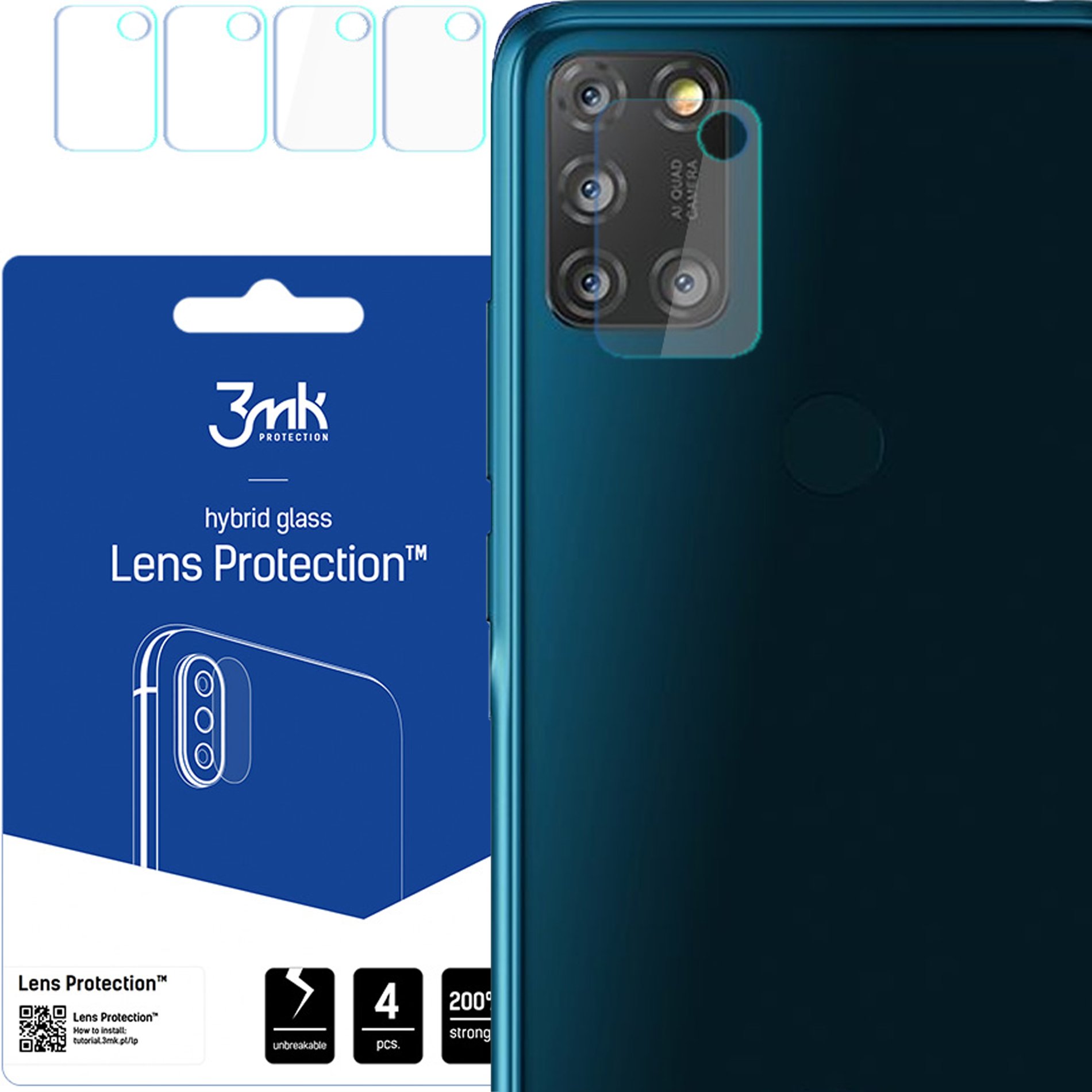 ALCATEL 3X 2020 - 3MK LENS PROTECTION