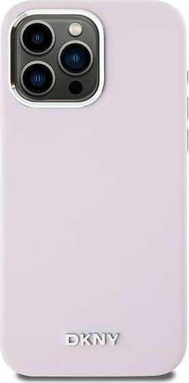 DKNY DKNY DKHMP15XSMCHLP iPhone 15 Pro Max 6.7" różowy/pink hardcase Liquid Silicone Small Metal Logo MagSafe