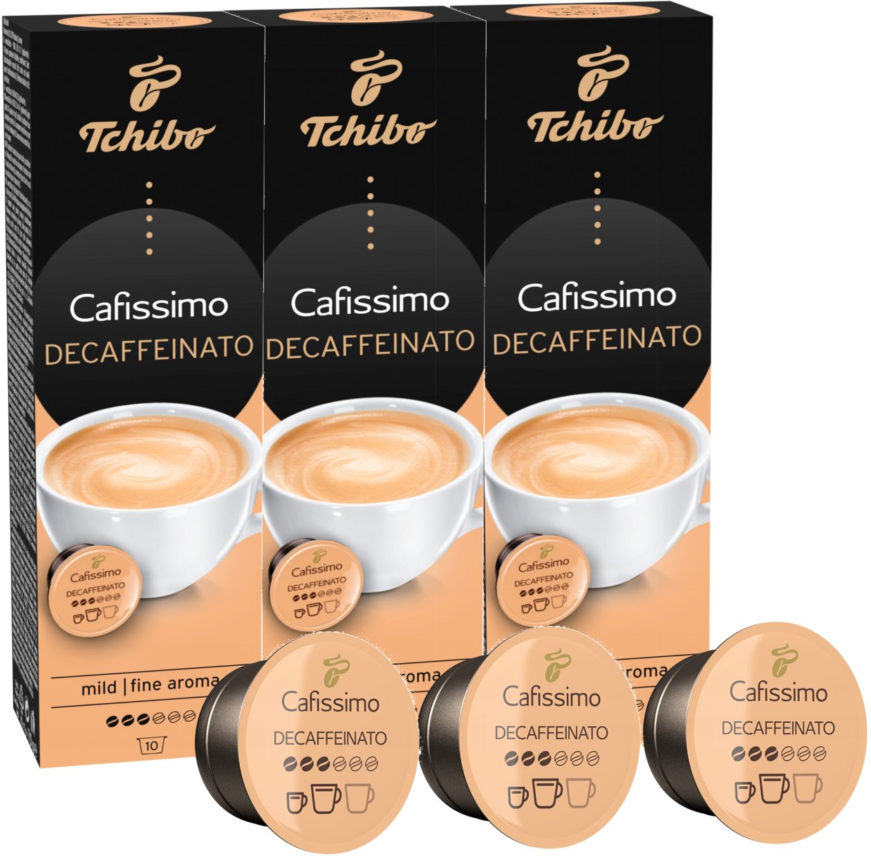 Tchibo Kapsułki Cafissimo Decaffeinato Mild Aroma 3x10 szt.