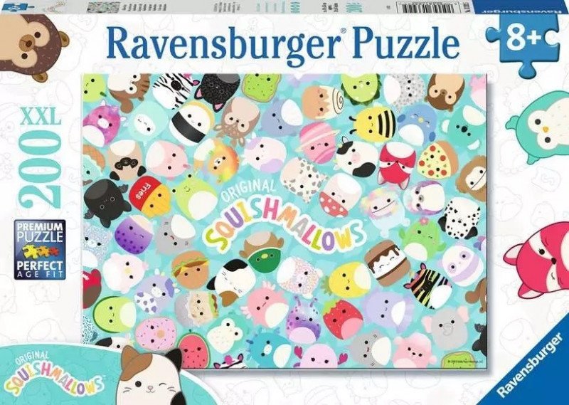Ravensburger Puzzle 200 elementów Squishmallows