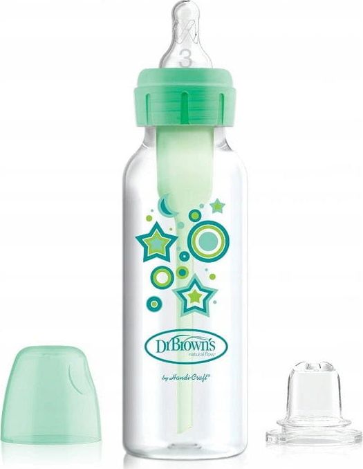 Dr Browns Od Butelki Do Kubka Options+dekor Zielony,ze Smoczkiem+6m