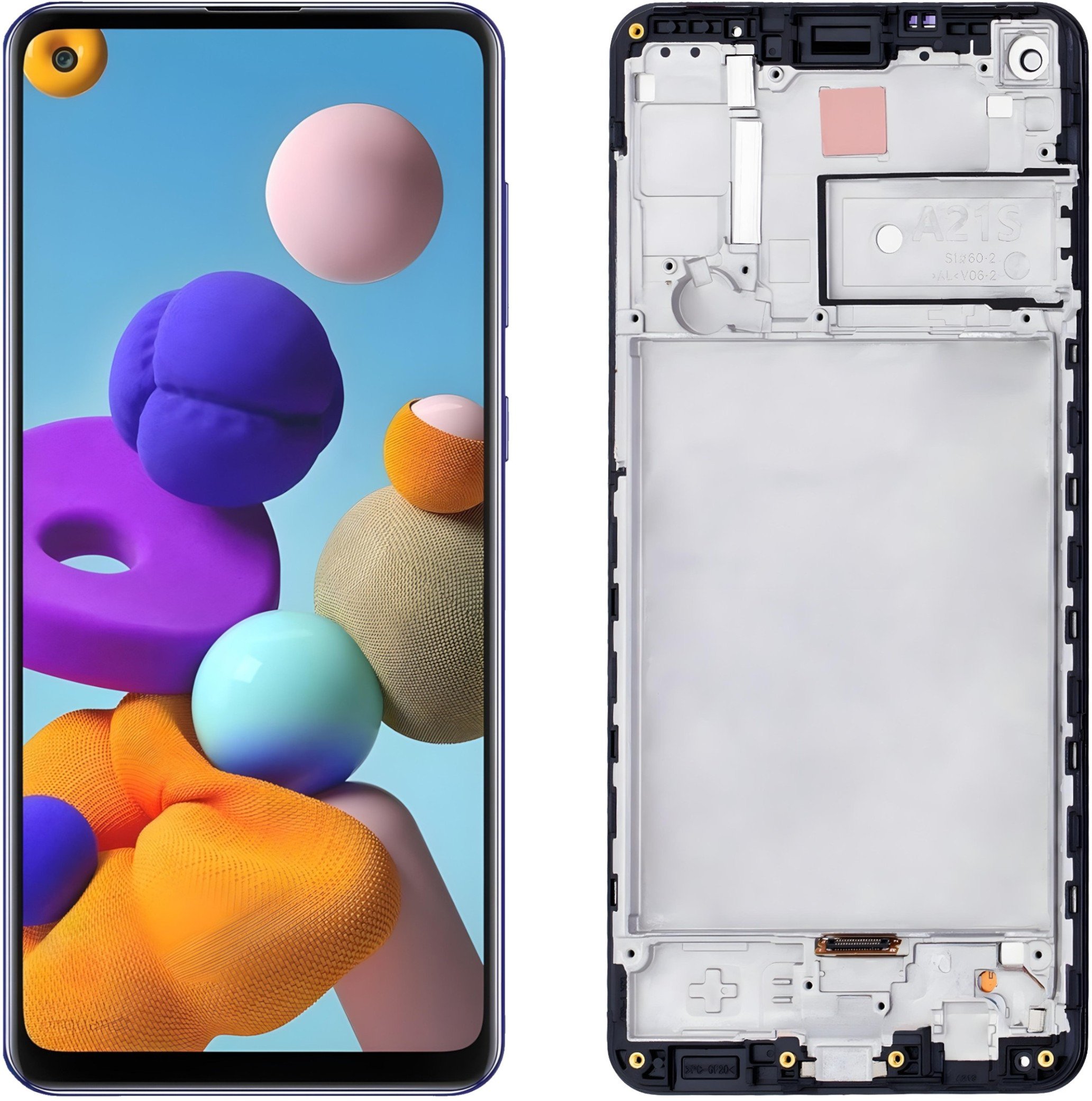 Wyświetlacz do Samsung Galaxy A21s LCD SM-A217 Ekran Ramka