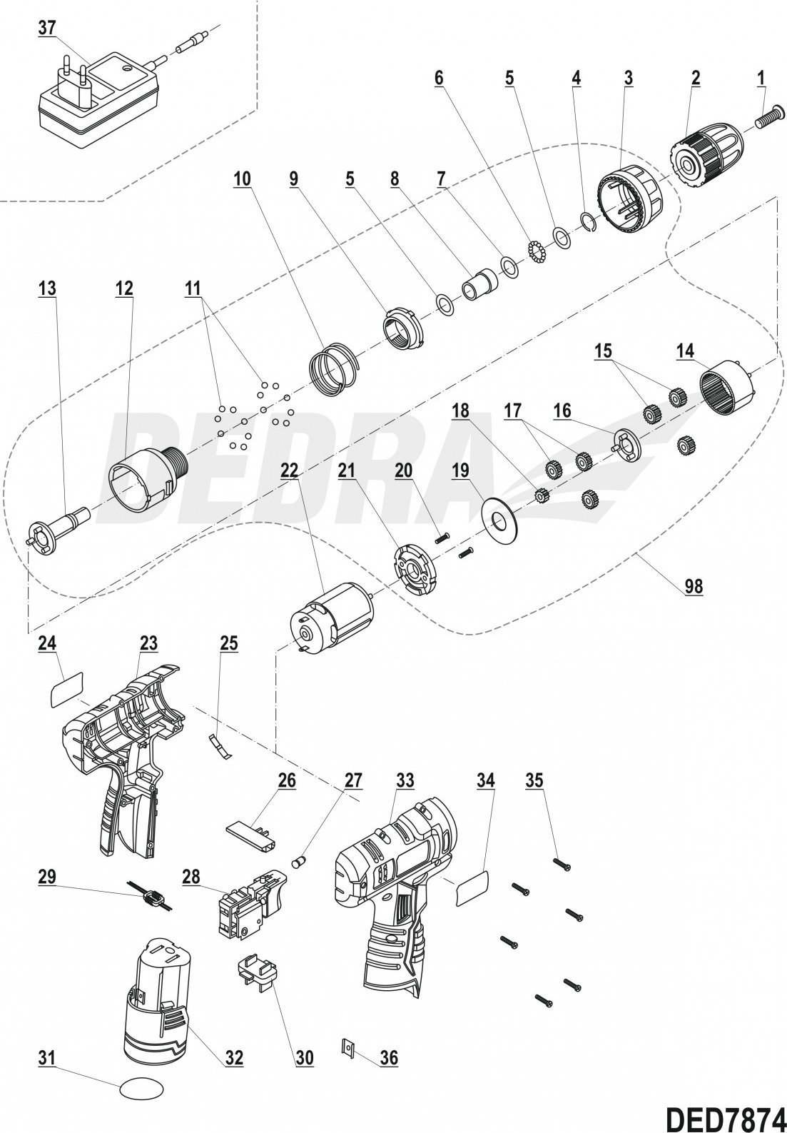 Dedra Przekładnia planetarna