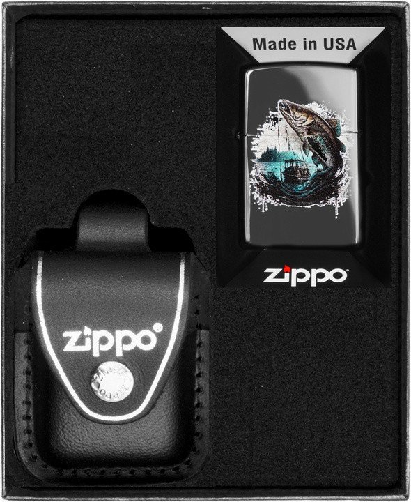 Zestaw ZIPPO Zapalniczka FISH AND BOAD DESIGN Prezentowy No3