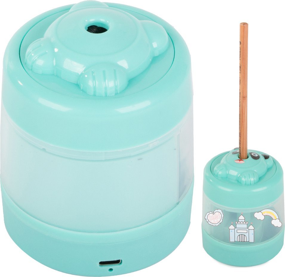 Verk Temperówka elektryczna do kredek ołówków szkolna akumulatorowa usb