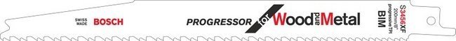 Bosch Professional Brzeszczot do piły szablastej Progressor for Wood and Metal Bosch S 3456 XF do drewna i metalu Uniwersalny