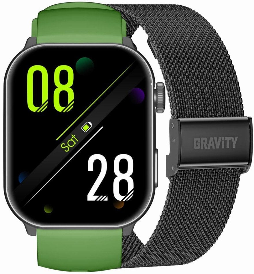 SMARTWATCH UNISEX GRAVITY GT28-4 - ROZMOWY BLUETOOTH, DODATKOWY PASEK (sg037d)