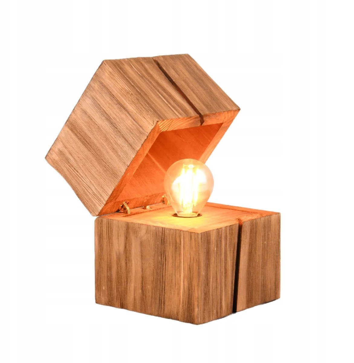 Table lamp TRIO TREASURE 1xE14 max 2W 225lm(included) wood color 16x12x12cm