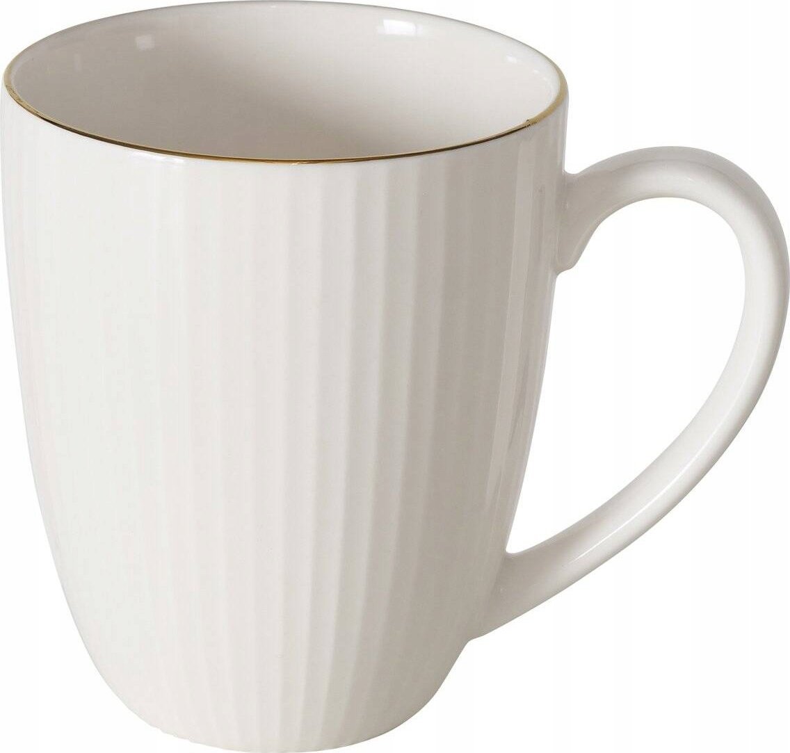 Boltze Kubek porcelanowy KELLY, biały, 400 ml