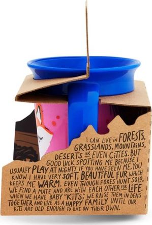 Munchkin Kubek niekapek 360 Eco Wildlove Treningowy Lis 177ml różowy