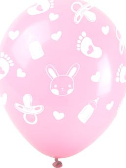 Arpex Balony Baby shower - dziewczynka(5 szt.)