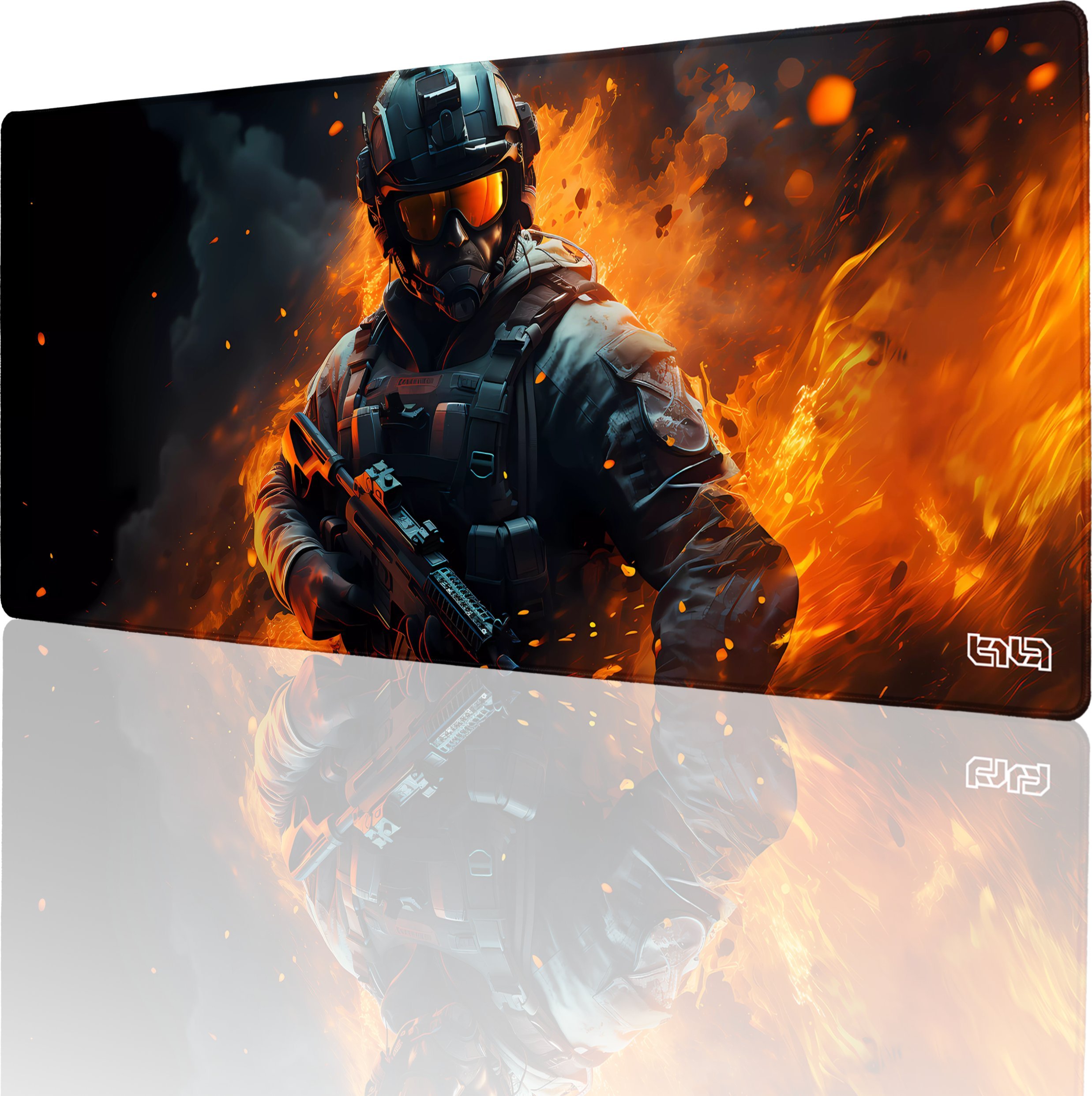 Podkładka Tilt PODKŁADKA POD MYSZ MYSZKĘ Nowoczesna Wojna 90x40 TILT Duża Na biurko