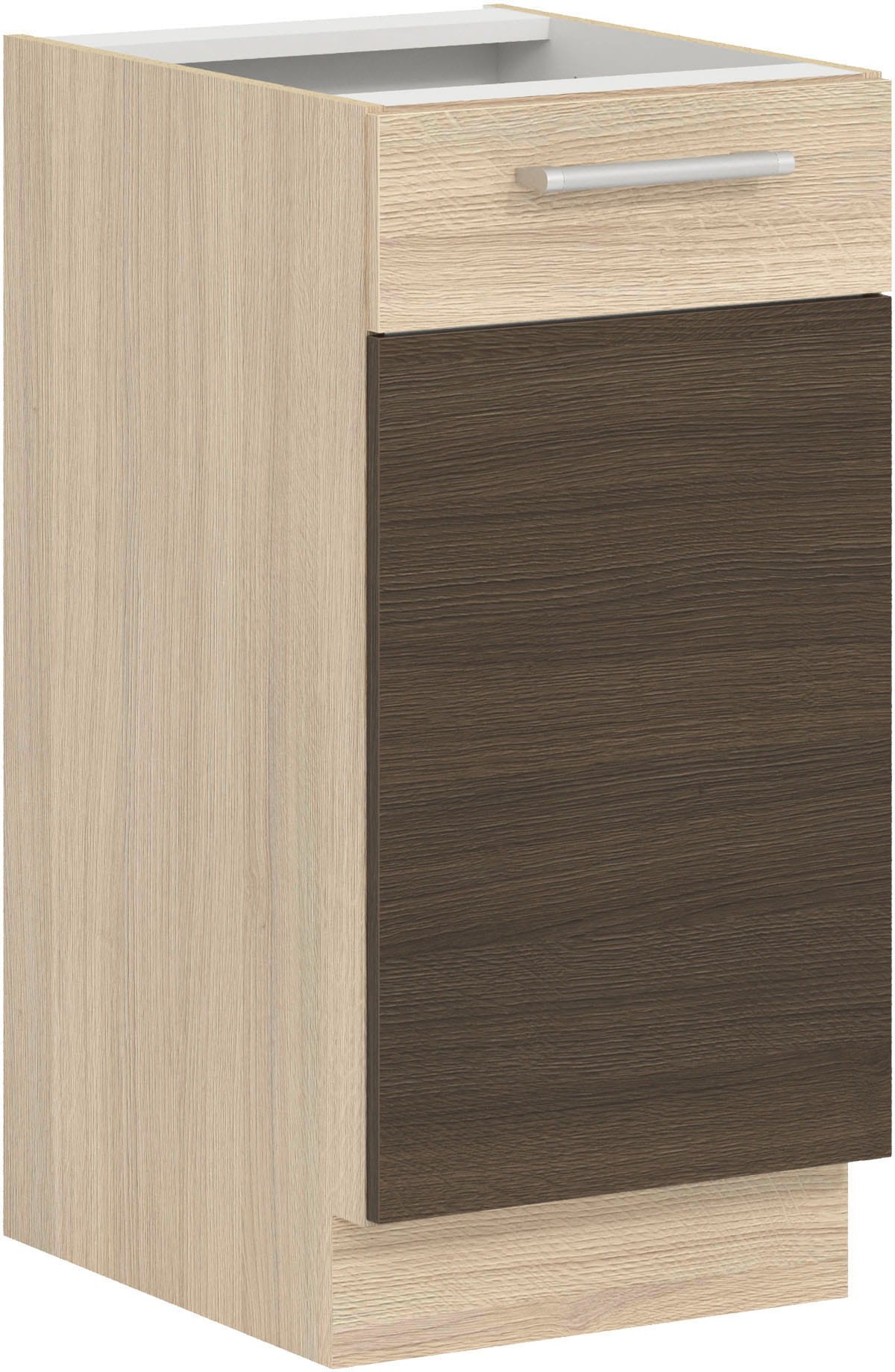 Szafka dolna kuchenna jednodrzwiowa stojąca MODENA MD27/D40 rijeka ciemna