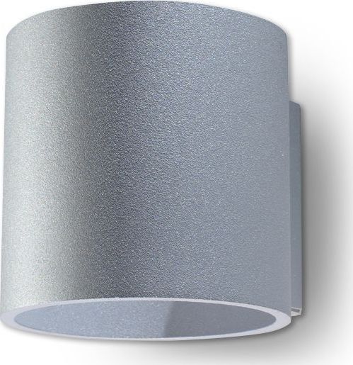 Kinkiet Lumes Minimalistyczny kinkiet halogenowy E713-Orbil - szary