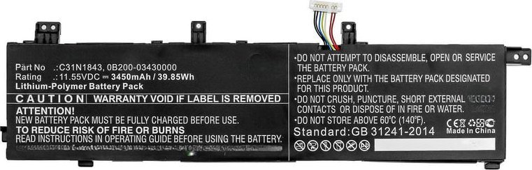 Bateria CoreParts CoreParts MBXAS-BA0231 części zamienne do notatników Bateria