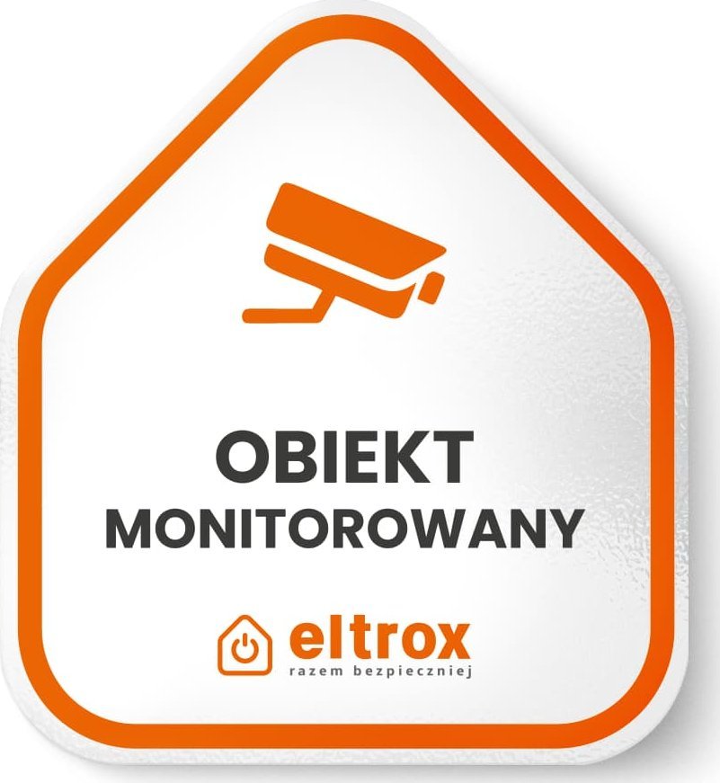 OEM Tabliczka PCV Obiekt Monitorowany Eltrox