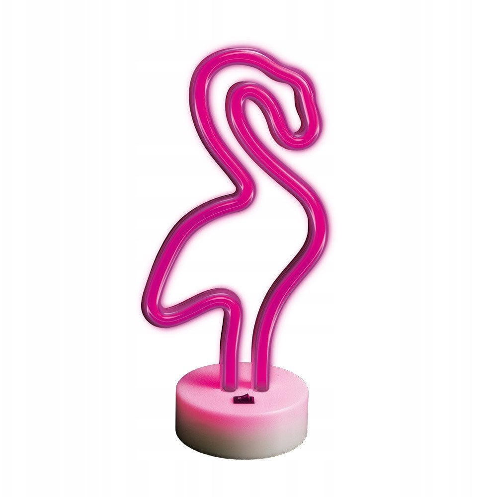 Neon na podstawce LED FLAMING róż FSNE01 Forever Light