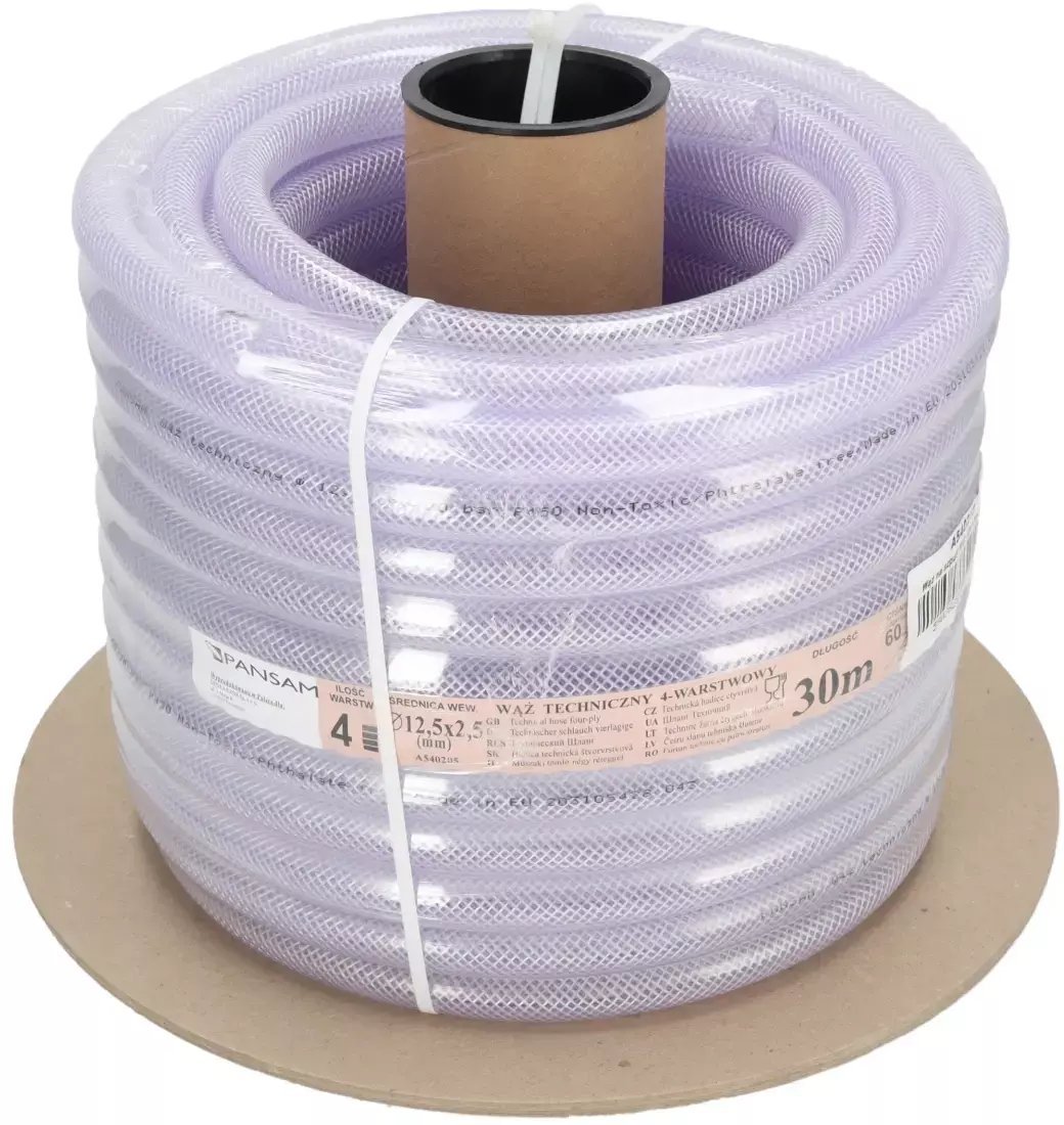 Dedra Wąż na szpuli PVC 12x17mm 30m