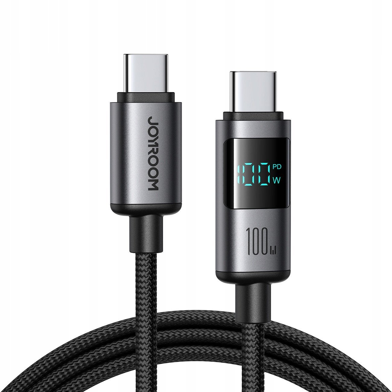Kabel USB Joyroom USB-C - USB-C 1.2 m Czarny (6956116701437)
