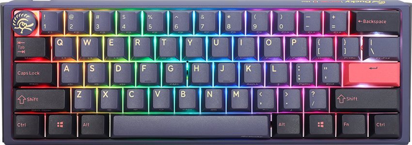 Klawiatura Ducky Ducky One 3 Cosmic Blue Mini Gaming Tastatur, RGB LED - MX-Blue