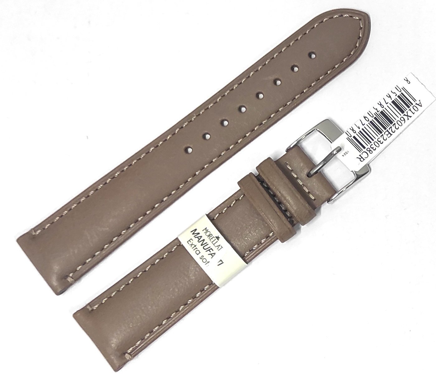 Skórzany pasek do zegarka 22 mm Morellato A01X6022E23038CR22 beżowy .