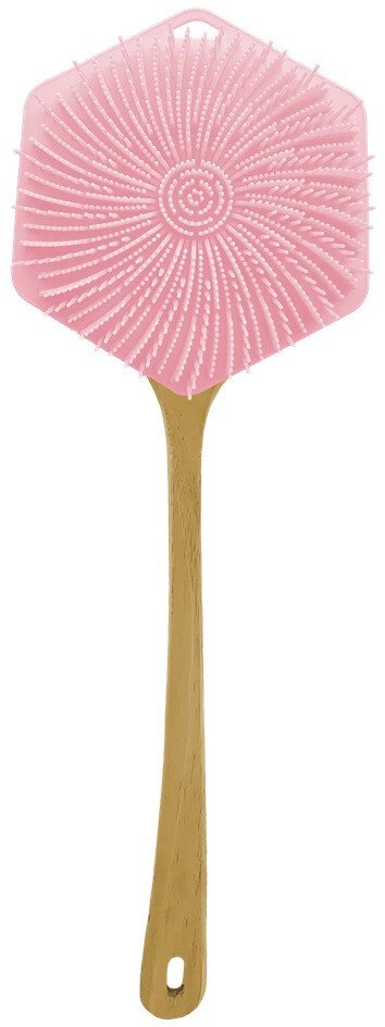 Glov Bubble Burst 3w1 silikonowa myjka i masażer do ciała skóry głowy i pleców Pink