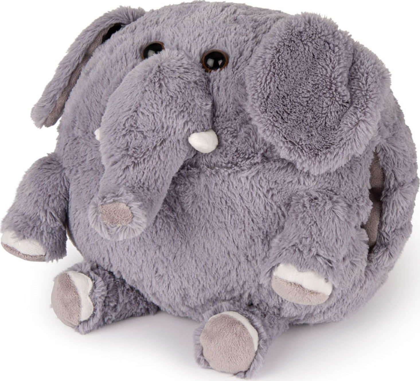 Słoń Poduszka i pluszowy ogrzewacz do dłoni Cozy Noxxiez HW724