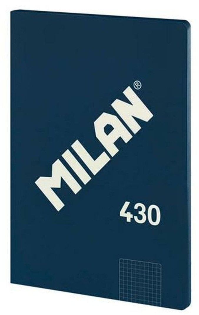 Notatnik Milan 1918 Granatowy A4 Kraciasty