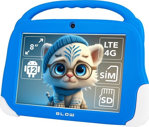 Tablet Blow KidsTAB8 8" 64 GB 4G Biały Niebieski (79-068#)