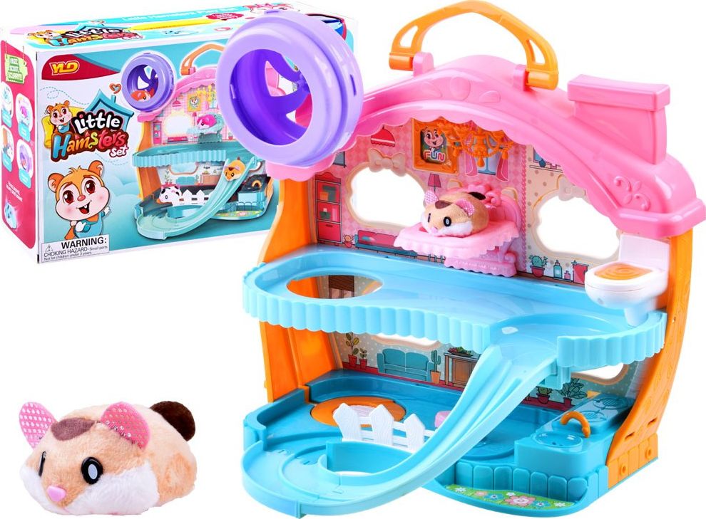 Jokomisiada Interaktywny DOMEK dla chomika zjeżdżalnia ZA3988