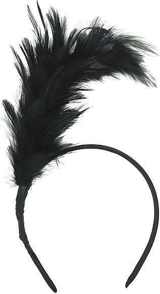 Opaska karnawałowa z piórami