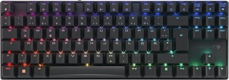 Klawiatura Cherry CHERRY Keyboard Xtrfy MX 8.2 TKL WL RGB Gaming MX BROWN [DE] black