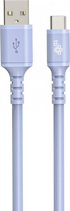 Kabel USB TB Print USB-A - USB-C 1 m Fioletowy (AKTBXKUCMISI10F)