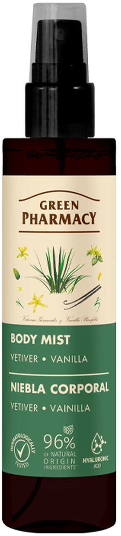 Green Pharmacy Mgiełka do ciała Wetiweria i Wanilia 150ml