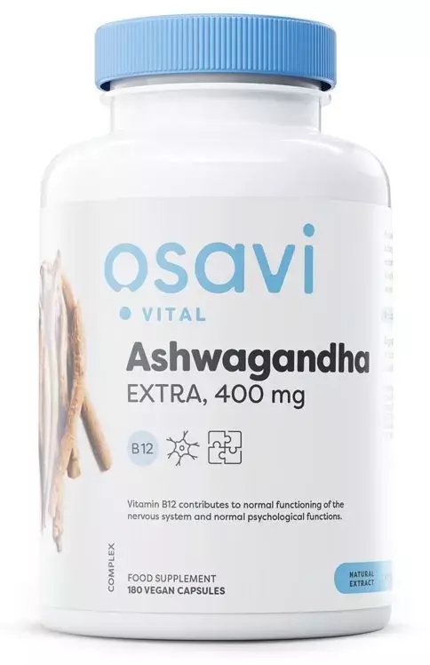 Ashwagandha Extra, 400mg - 180 vegan caps
