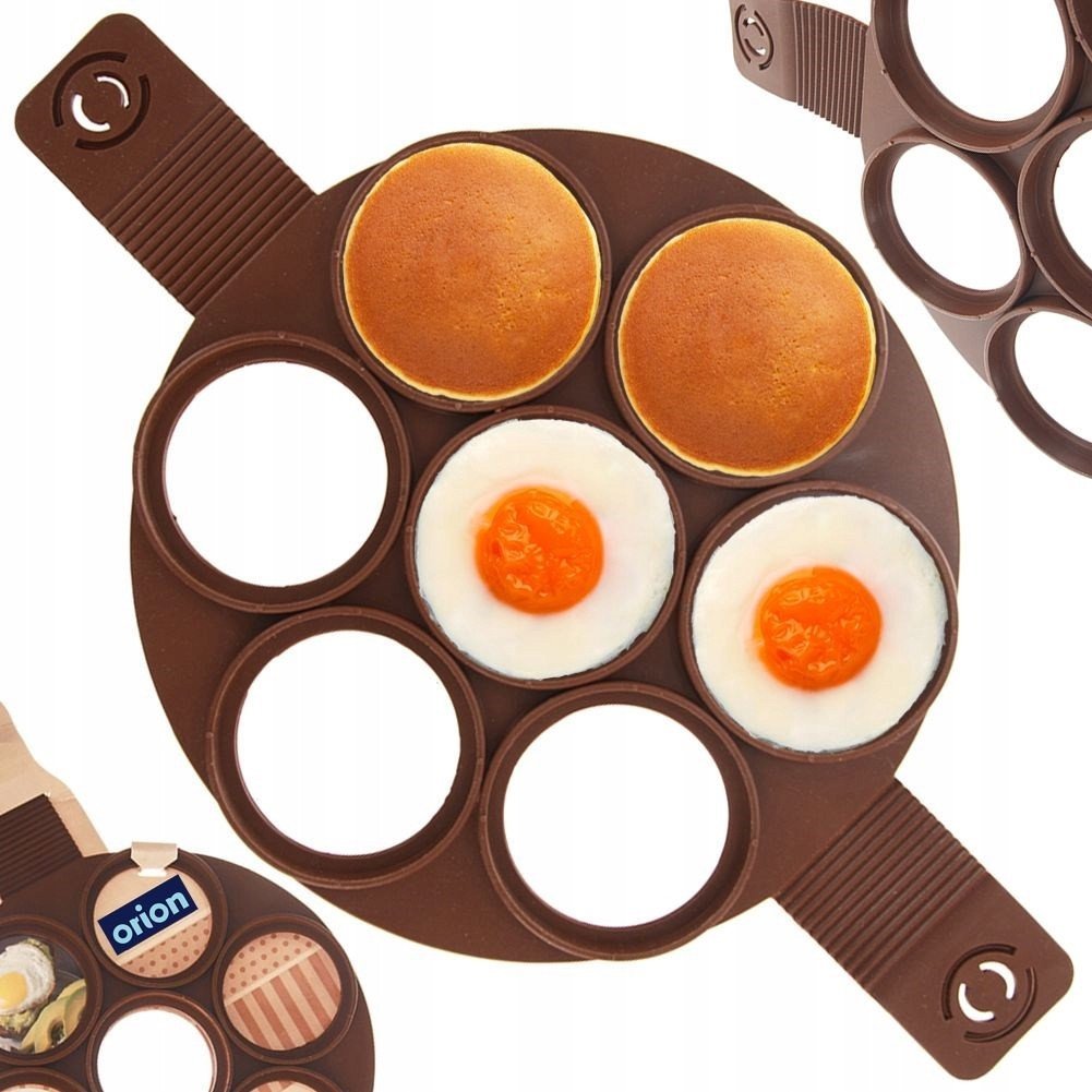 Orion Forma do jajek silikonowa brązowa SILLINIE 24 cm