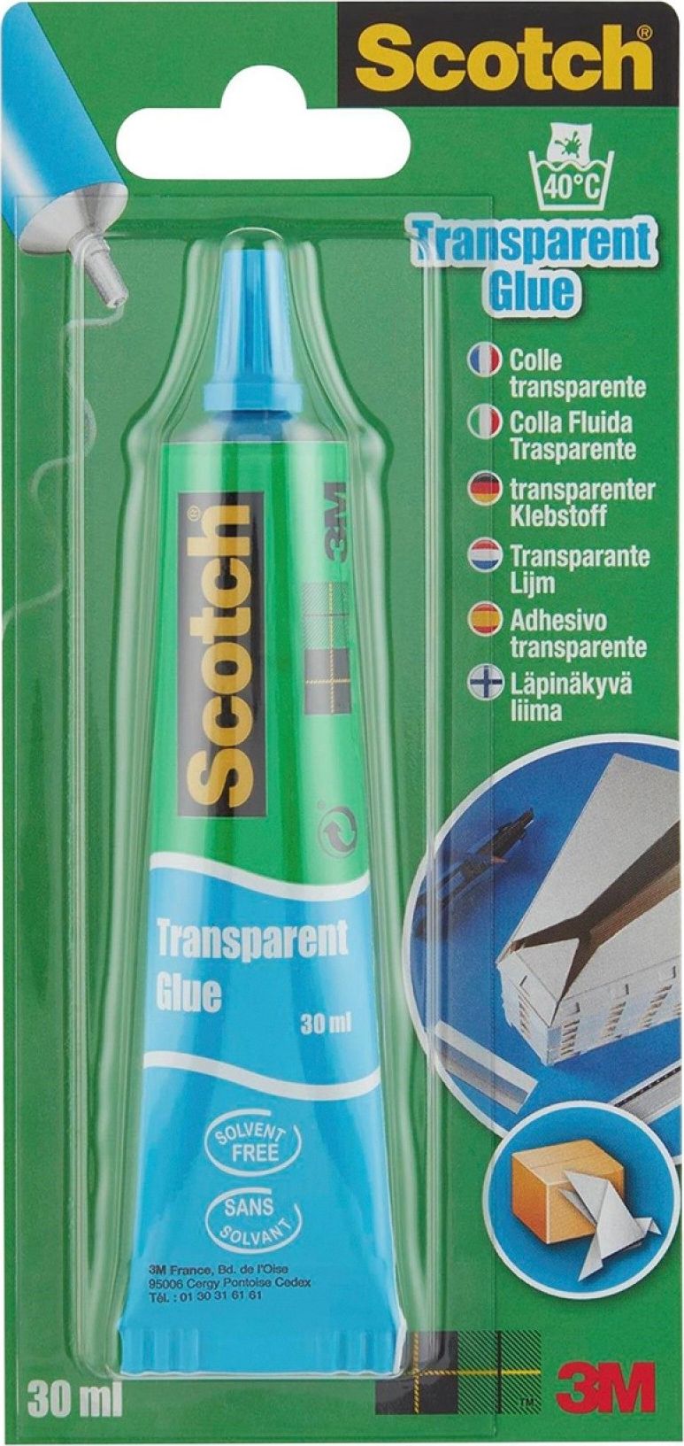 Scotch Klej uniwersalny do papieru SCOTCH (3025C12), 30ml, z zawieszką