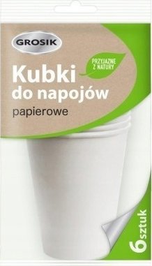 Sarantis Kubki papierowe do napojów 250 ml 6szt