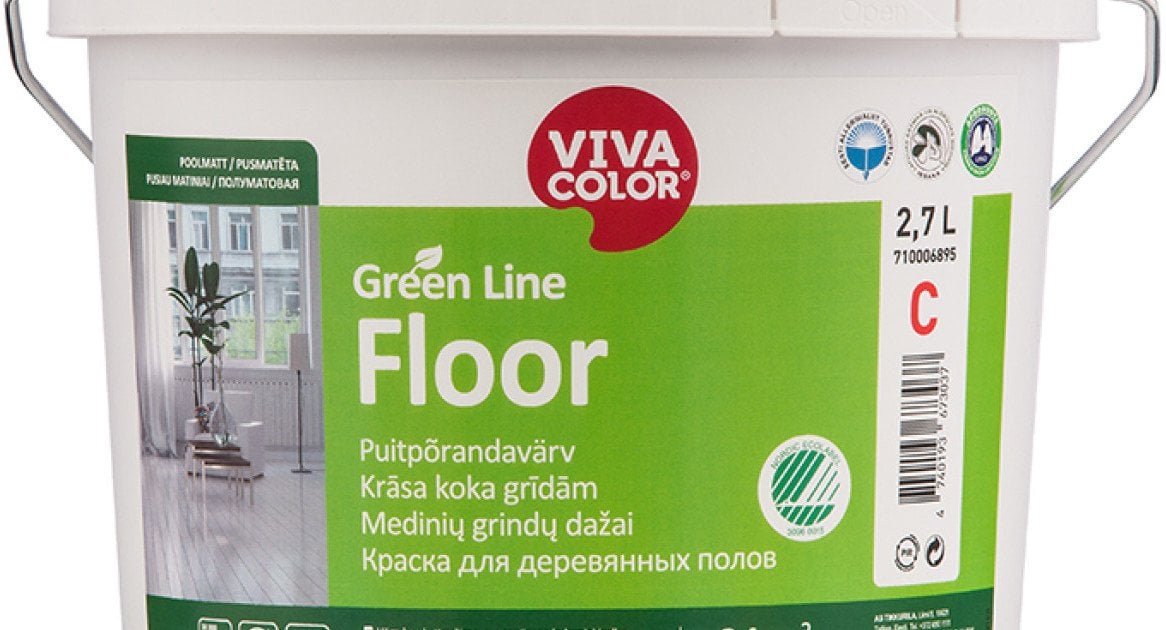 VivaColor PAINT GREEN LINE FLOOR C 2,7L