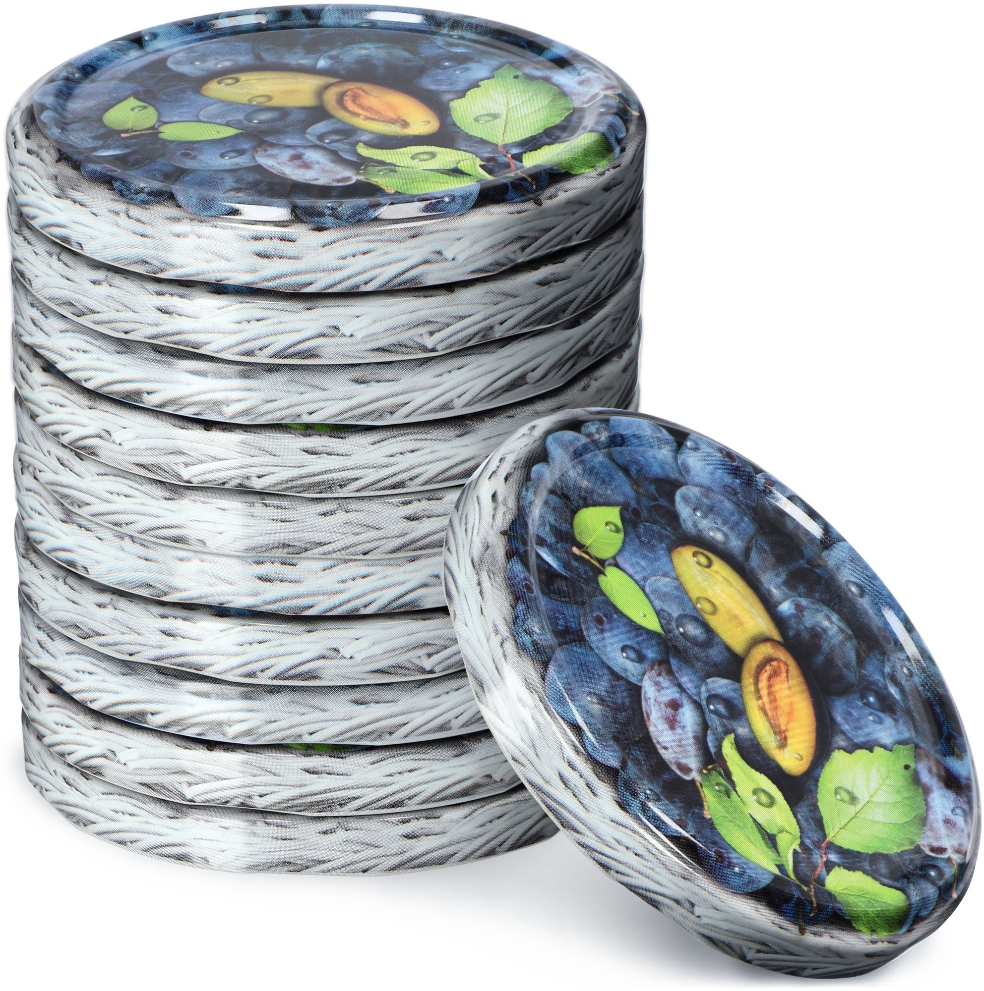 KADAX 10x Zakrętki Do Słoików Fi 66 Nakrętki Na Słoiki Wieczka Przetwory