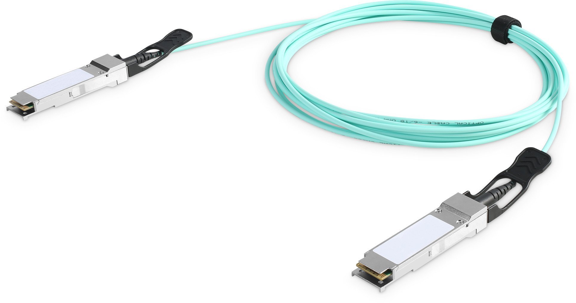 DIGITUS Kabel QSFP+ 40G AOC 5.0m türkis