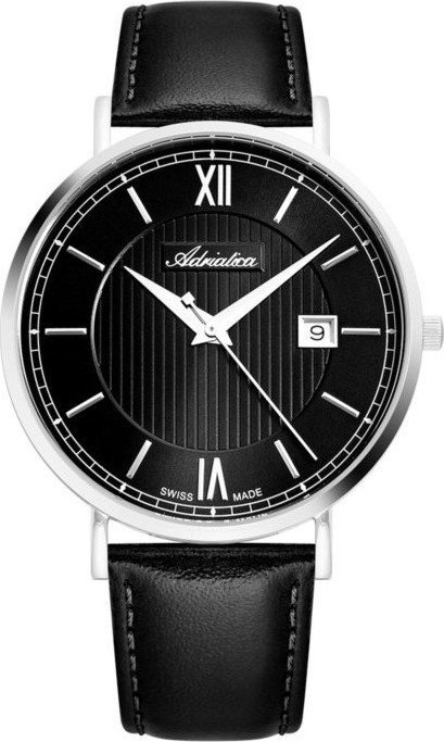 Zegarek Adriatica Zegarek męski Adriatica A1294.5264Q czarny