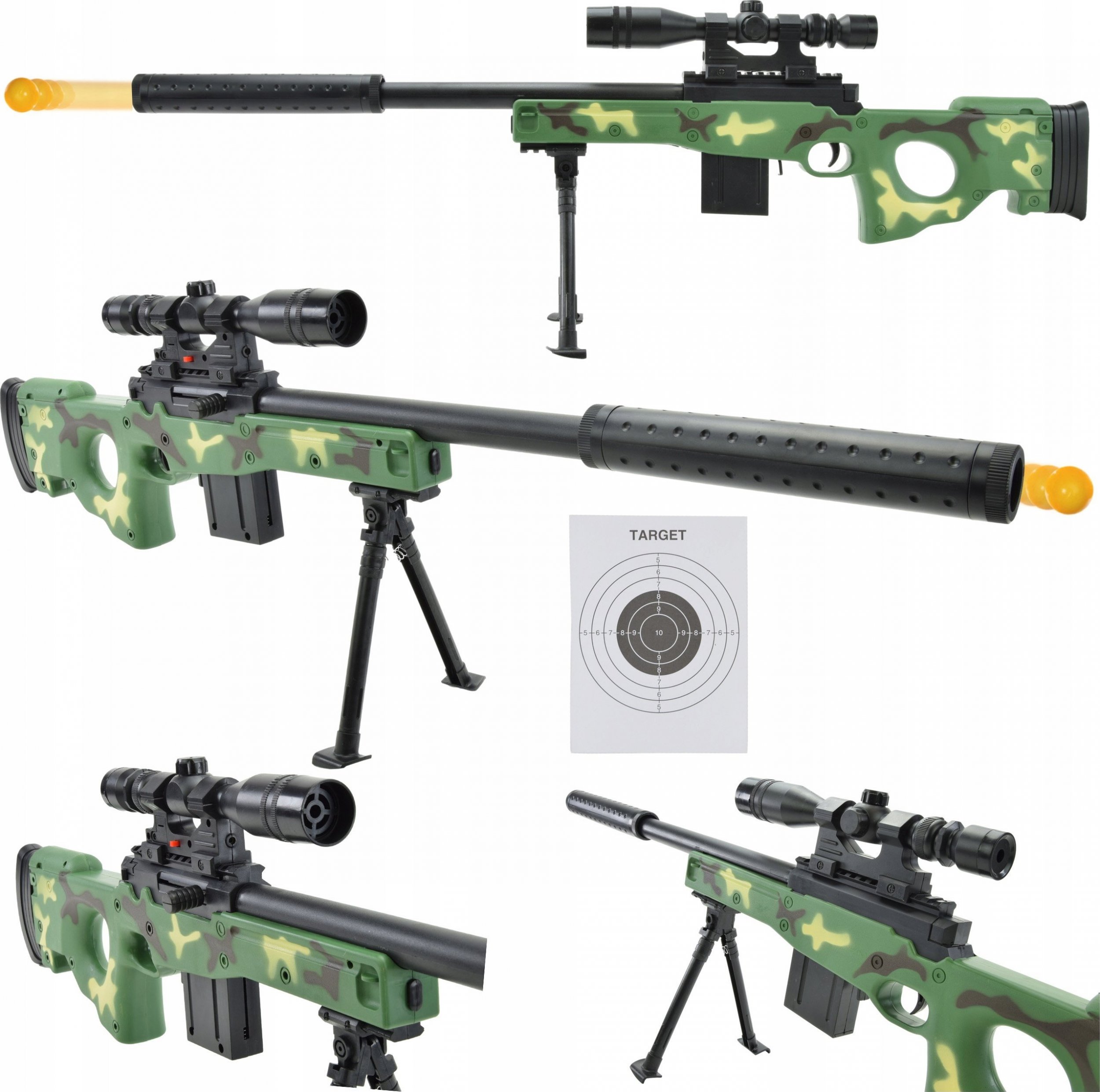 Skleplolki MORO LUNETA KARABIN SNAJPERSKI NA KULKI ASG LASER